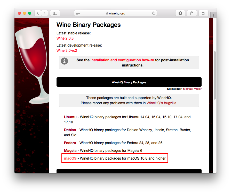 download wine for mac